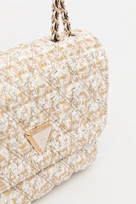 Τσάντα με μείγμα από μαλλί Guess GIULLY χρυσαφί HWGM87.48200