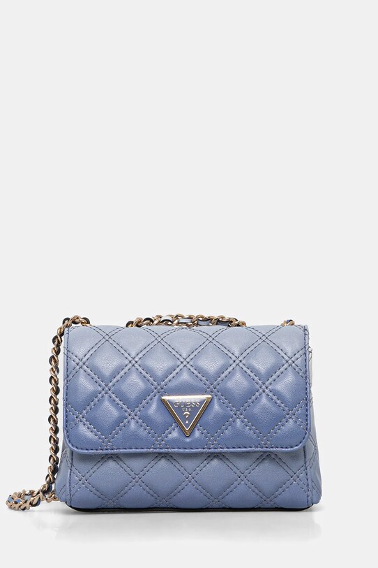 Τσάντα Guess GIULLY απομίμηση λείου δέρματος μπλε HWOQ87.48740