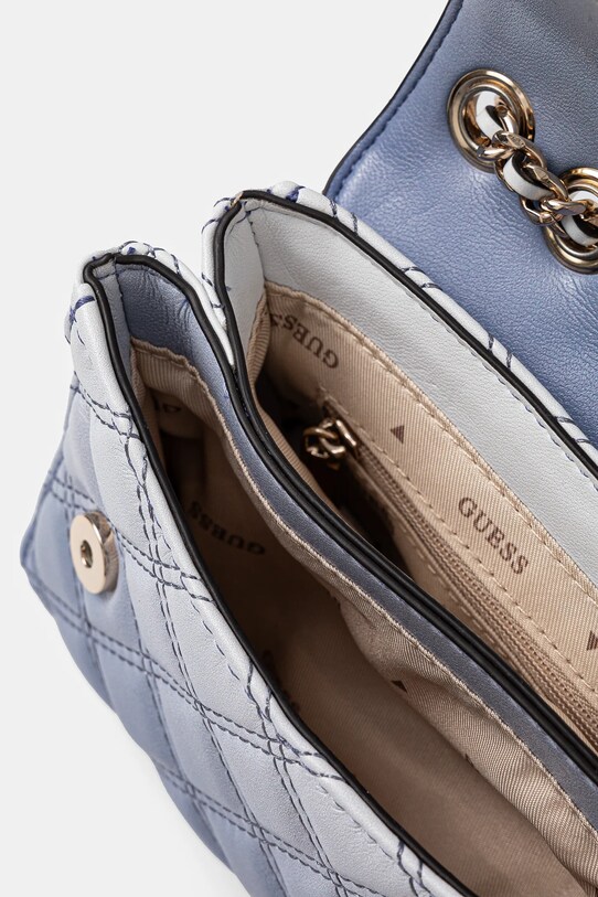 Τσάντα Guess GIULLY HWOQ87.48740 μπλε