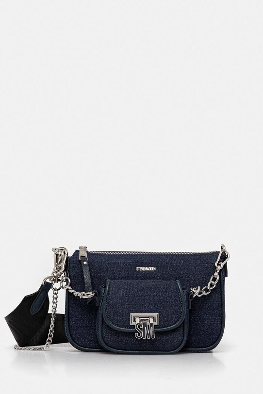 Τσάντα Steve Madden Bnaim-D υφασμάτινο σκούρο μπλε SM13001659