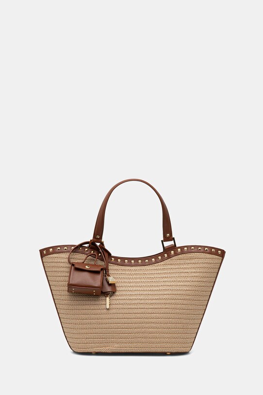 Τσάντα Steve Madden Bagulia υφασμάτινο μπεζ SM13001776