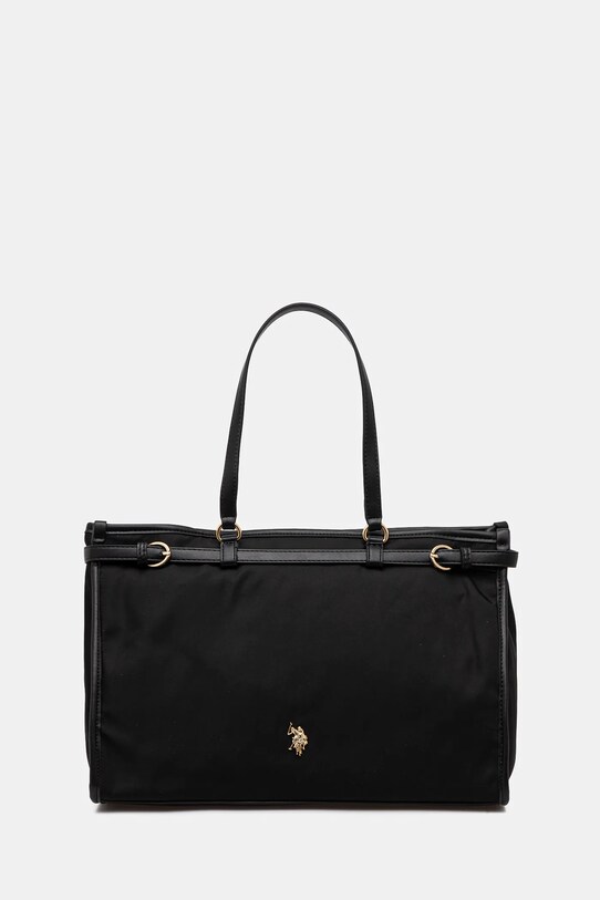 Τσάντα U.S. Polo Assn. Houston υφασμάτινο μαύρο BEUHU8682WZC