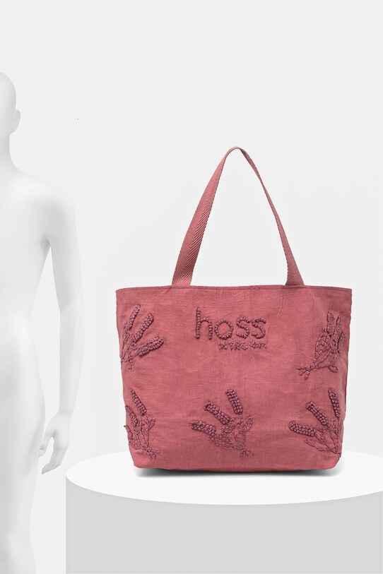 Τσάντα από λινό ύφασμα Hoss Intropia 2059289