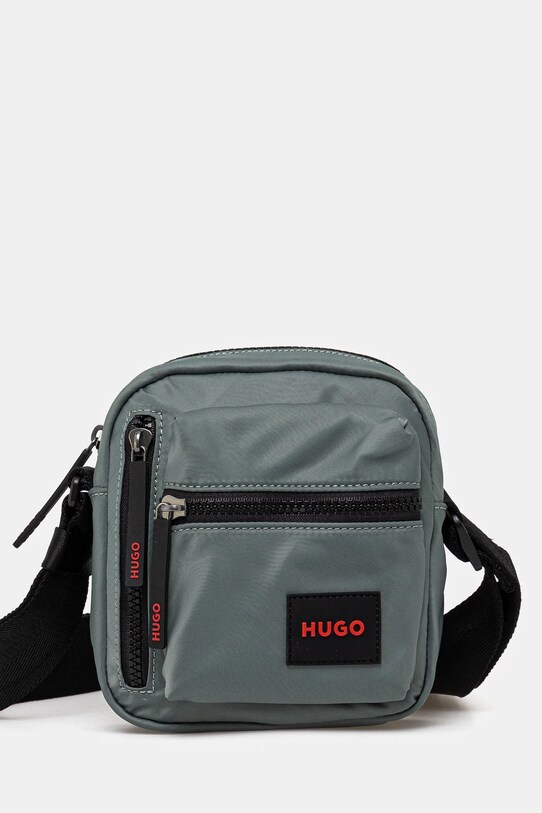 Σακίδιο HUGO υφασμάτινο πράσινο 50535643