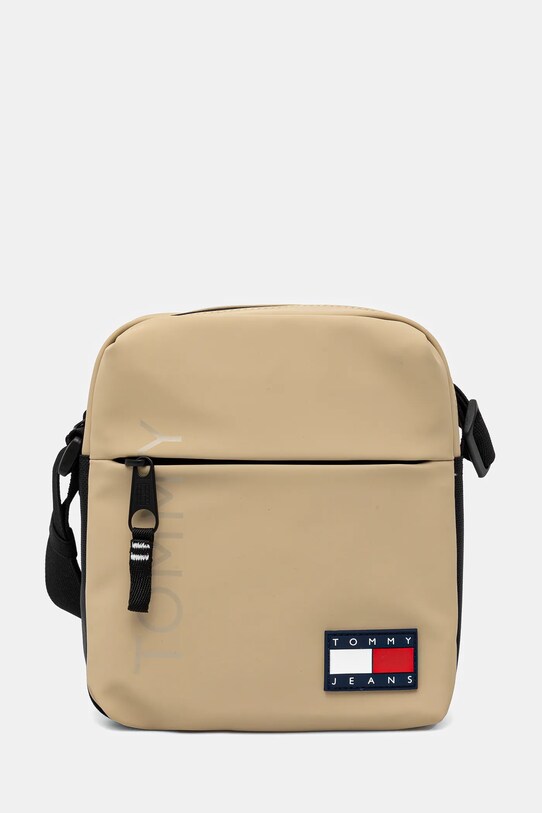 Σακίδιο Tommy Jeans απλικέ μπεζ AM0AM13270