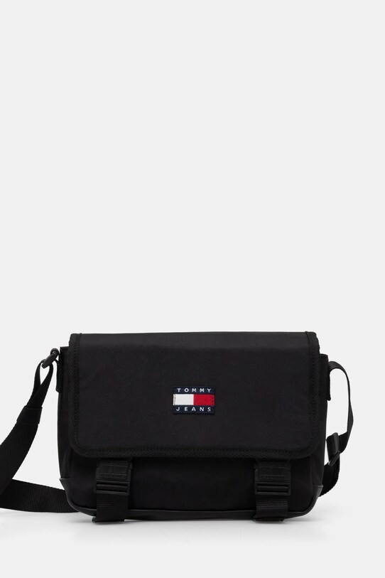 Σακίδιο Tommy Jeans υφασμάτινο μαύρο AM0AM13326