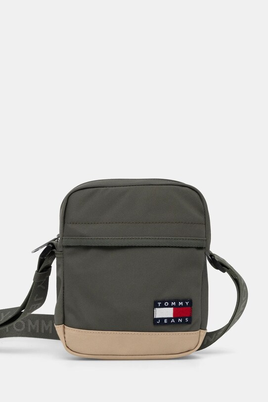 Σακίδιο Tommy Jeans υφασμάτινο πράσινο AM0AM13265