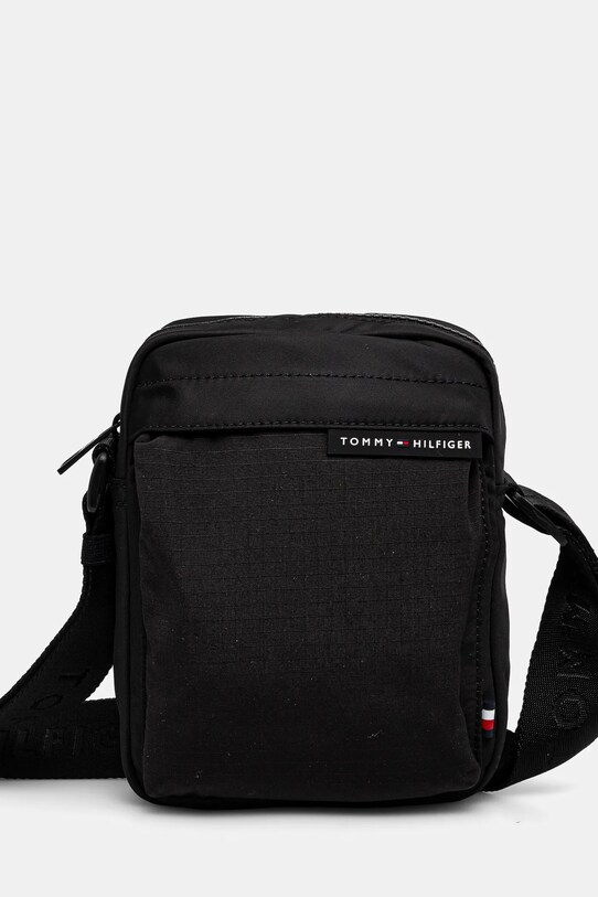 Σακίδιο Tommy Hilfiger υφασμάτινο μαύρο AM0AM13297