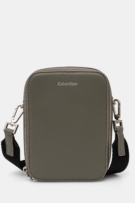 Σακίδιο Calvin Klein απομίμηση λείου δέρματος πράσινο K50K512747