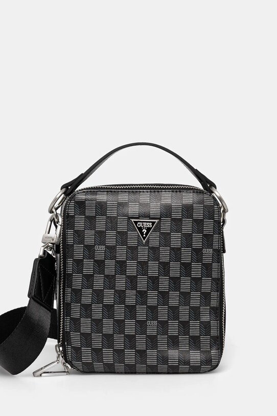 Σακίδιο Guess TORINO απομίμηση λείου δέρματος μαύρο HMTOJS.P4253