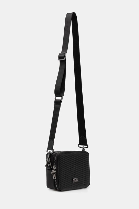 Δερμάτινο φακελάκι Karl Lagerfeld 552453.815927 μαύρο SS25