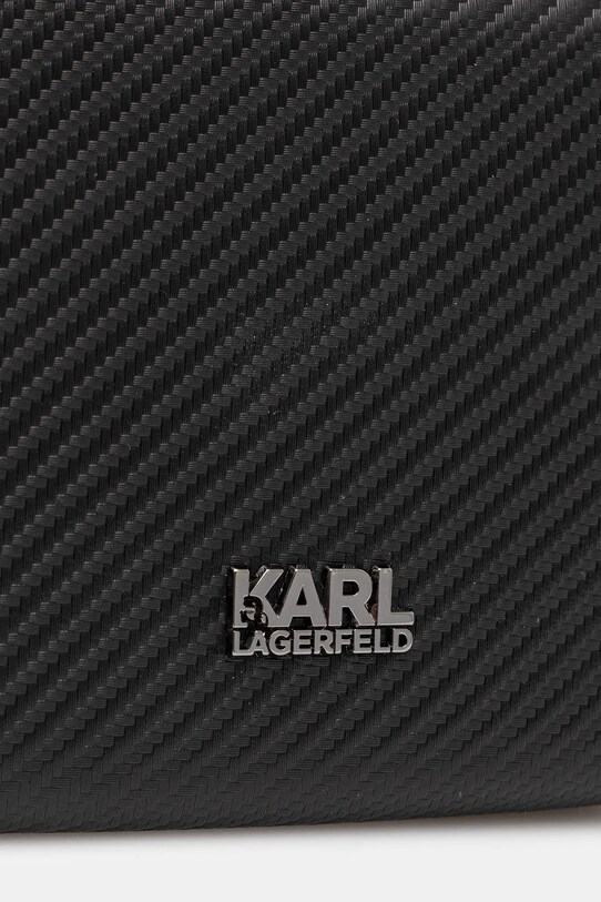 Δερμάτινο φακελάκι Karl Lagerfeld μαύρο 552453.815927