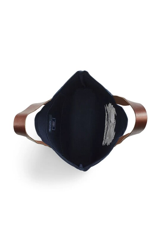 Βαμβακερή τσάντα Polo Ralph Lauren σκούρο μπλε 405970397