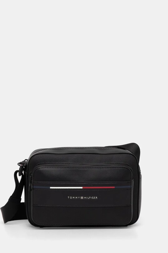Σακίδιο Tommy Hilfiger συνθετικό μαύρο AM0AM13199