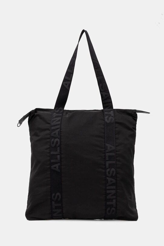 Τσάντα AllSaints AFAN υφασμάτινο μαύρο M271XB