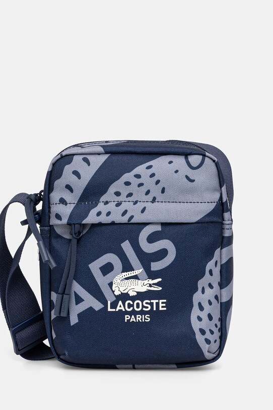 Σακίδιο Lacoste απλικέ σκούρο μπλε NU4968NZ