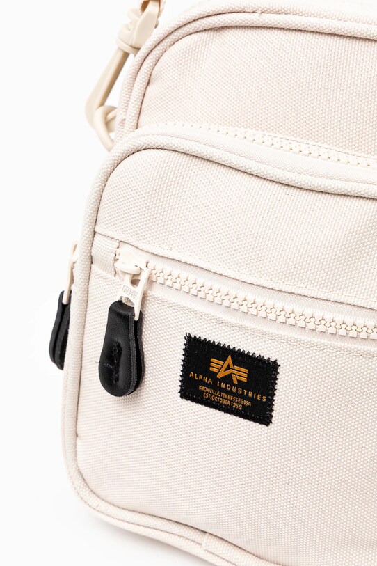 Σακίδιο Alpha Industries Label Messenger Bag S μπεζ 156941