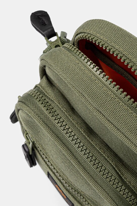 Σακίδιο Alpha Industries Label Messenger Bag S 156941 πράσινο