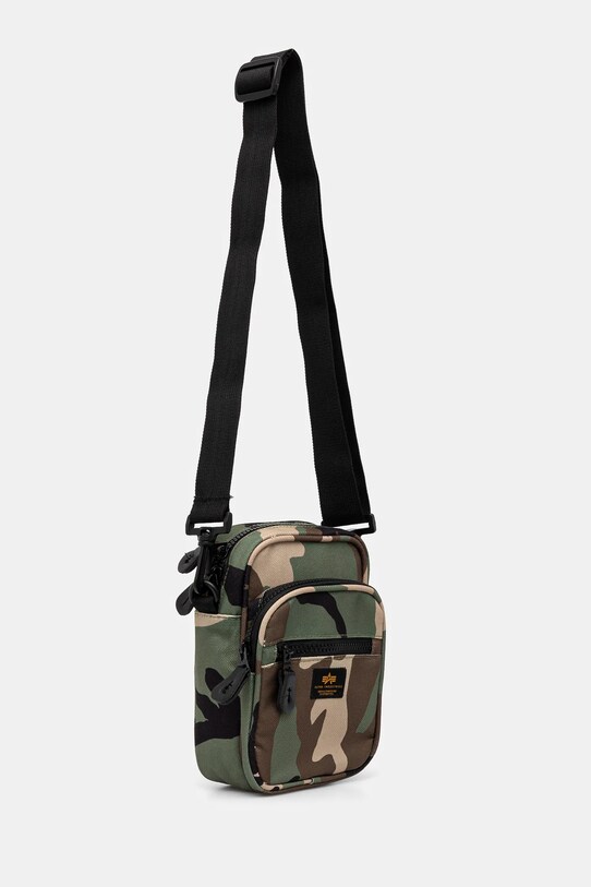 Σακίδιο Alpha Industries Label Messenger Bag S 156941 πράσινο SS25