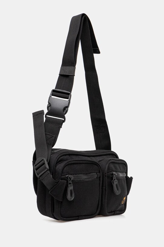 Σακίδιο Alpha Industries Label Waist Bag 156943 μαύρο SS25