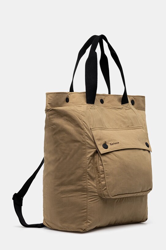 Βαμβακερό σακίδιο πλάτης Barbour Barbour Transport 3 Way Tote/Backpack Bag UBA0740 πράσινο SS25