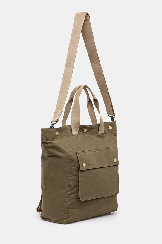 Βαμβακερό σακίδιο πλάτης Barbour Barbour Transport 3 Way Tote/Backpack Bag UBA0740 πράσινο SS25
