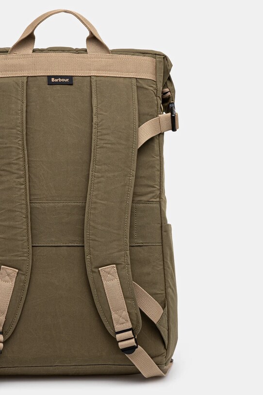 Αξεσουάρ Βαμβακερό σακίδιο πλάτης Barbour Barbour Transport Foldover Backpack Bag UBA0746 πράσινο
