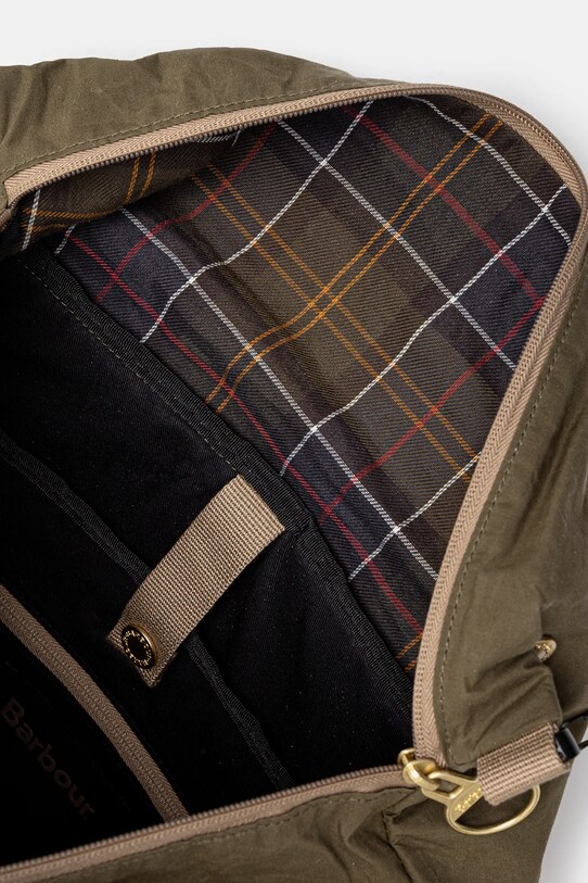 Βαμβακερό σακίδιο πλάτης Barbour Barbour Transport Foldover Backpack Bag UBA0746 πράσινο