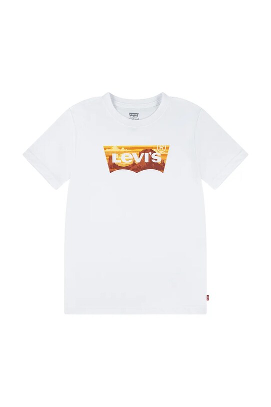 Παιδικό μπλουζάκι Levi's GOLDEN GLOW BATWING TEE άλλο λευκό 9EM295