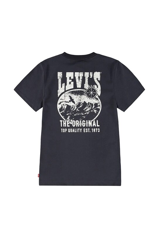 Παιδικό μπλουζάκι Levi's VALLEY VIEW TEE 9EM600 μαύρο SS25