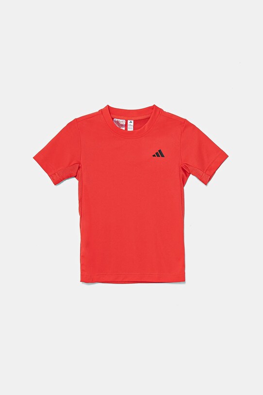 Παιδικό βαμβακερό μπλουζάκι adidas Performance άλλο κόκκινο JI9260