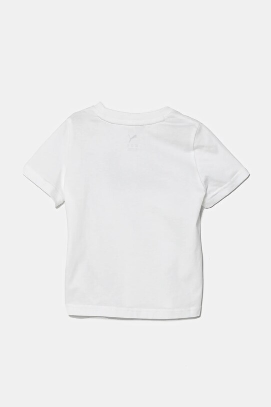 Παιδικό βαμβακερό μπλουζάκι Puma ESS No. 1 Logo Tee 684930 λευκό SS25