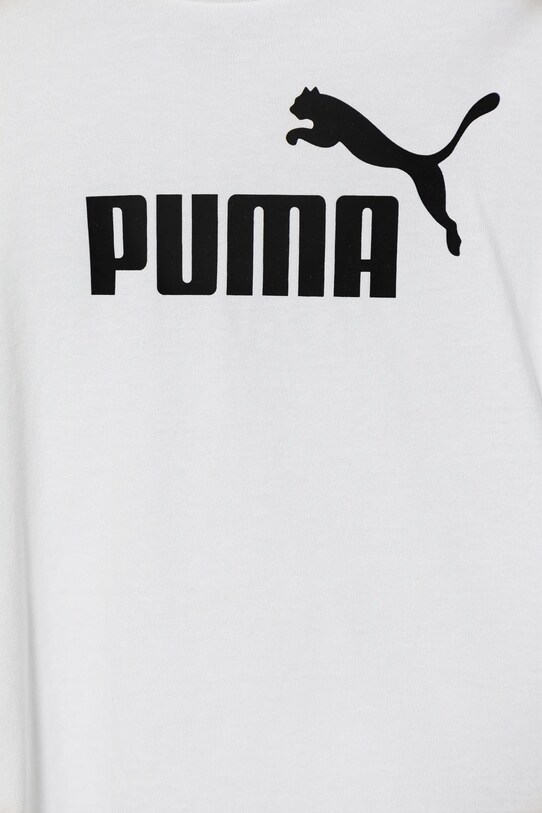 Αγορίστικα Παιδικό βαμβακερό μπλουζάκι Puma ESS No. 1 Logo Tee 684930 λευκό