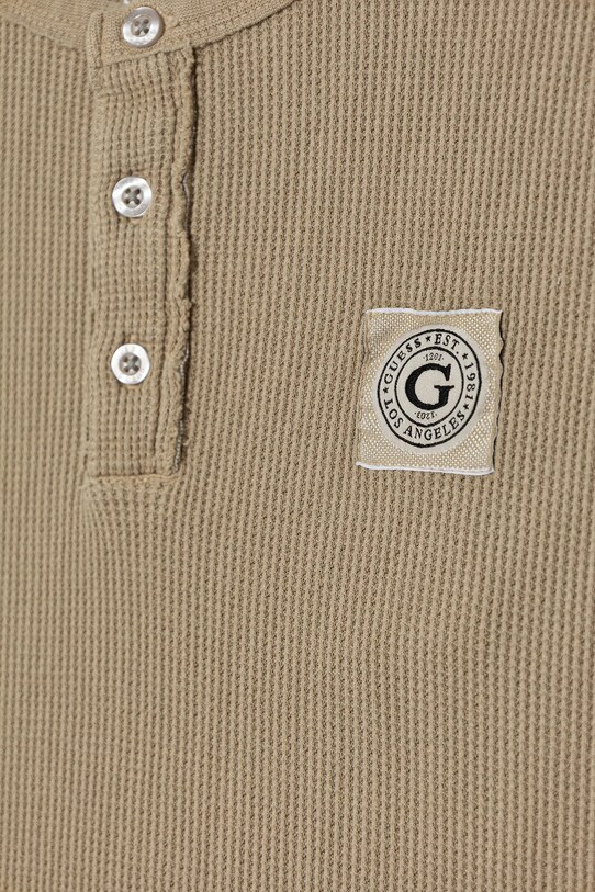 Αγορίστικα Παιδικό βαμβακερό μπλουζάκι Guess L5GP03.KCSU0.PPYA μπεζ