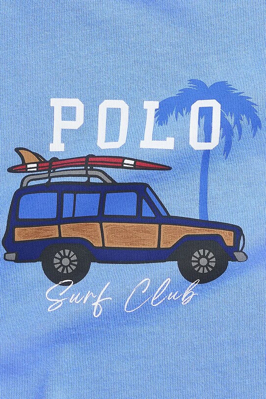 Αγορίστικα Μωρό βαμβακερό μπλουζάκι Polo Ralph Lauren 320965837001 μπλε