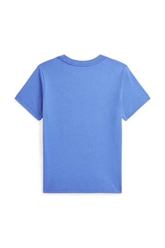 Παιδικό βαμβακερό μπλουζάκι Polo Ralph Lauren 322973136001 μπλε SS25