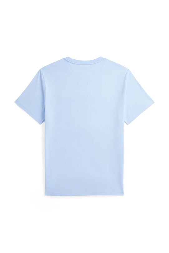 Παιδικό βαμβακερό μπλουζάκι Polo Ralph Lauren 323837629008 μπλε SS25