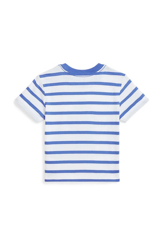 Μωρό βαμβακερό μπλουζάκι Polo Ralph Lauren 320965904001 μπλε SS25