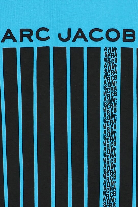 Παιδικό βαμβακερό μπλουζάκι Marc Jacobs μπλε W60451.86.108