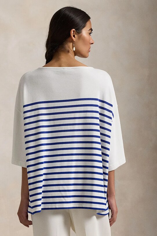Βαμβακερό μπλουζάκι Polo Ralph Lauren 211959111 πολύχρωμο SS25