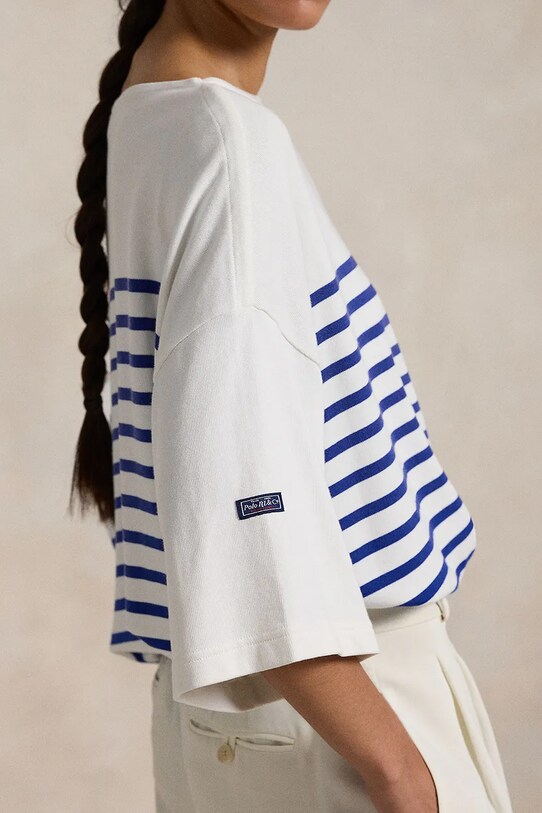 Βαμβακερό μπλουζάκι Polo Ralph Lauren πολύχρωμο 211959111