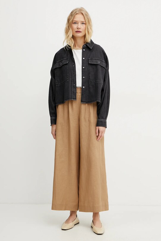 Βαμβακερό μπλουζάκι Weekend Max Mara 2515971051600 λευκό SS25
