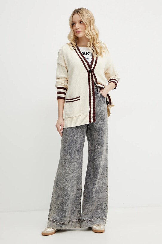Βαμβακερό μπλουζάκι Weekend Max Mara 2515971051600 λευκό SS25