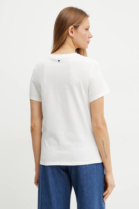 Ρούχα Βαμβακερό μπλουζάκι Weekend Max Mara 2515971051600 λευκό