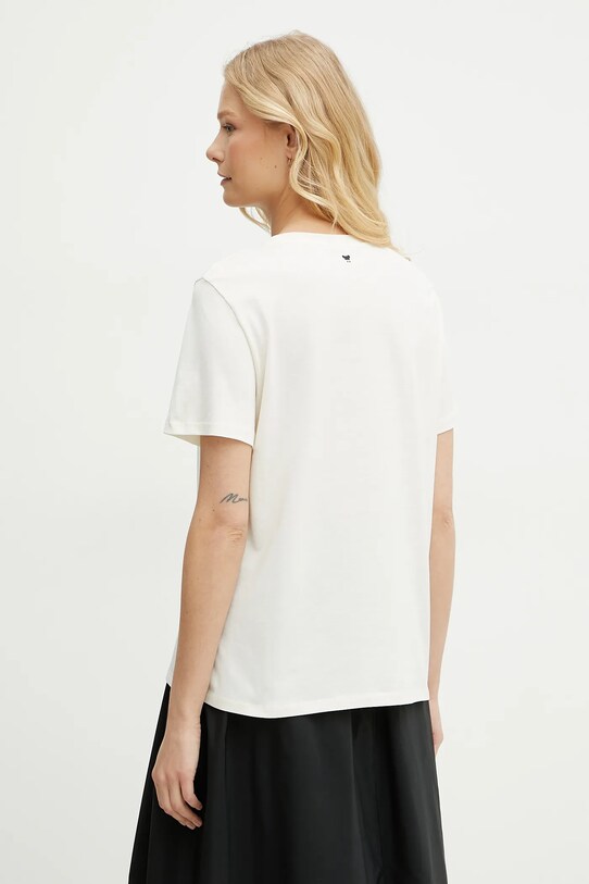 Ρούχα Βαμβακερό μπλουζάκι Weekend Max Mara 2515971051600 μπεζ