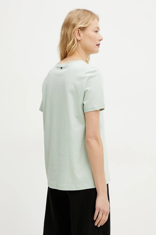 Ρούχα Βαμβακερό μπλουζάκι Weekend Max Mara 2515971051600 πράσινο