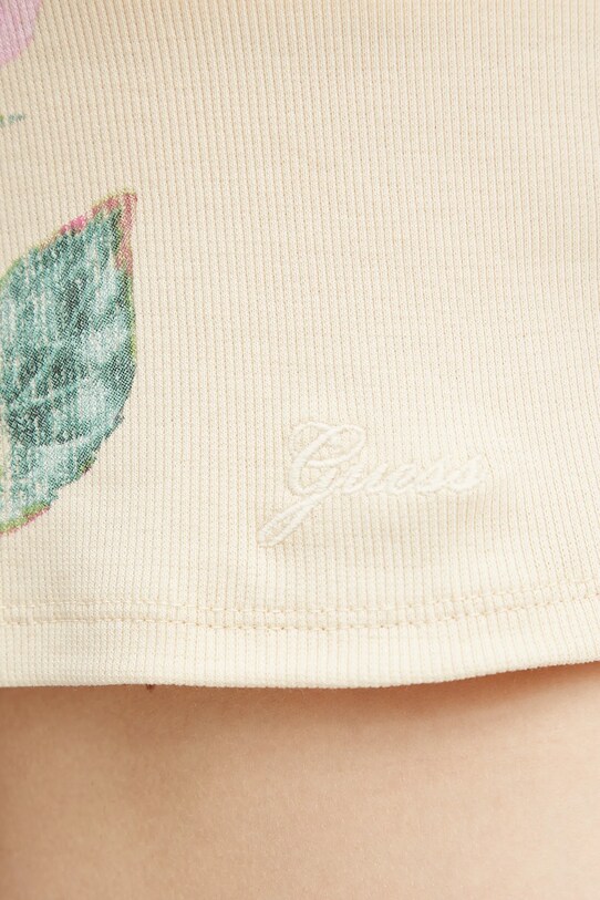 Μπλουζάκι Guess ROSE W5GI33.KA0H1 μπεζ