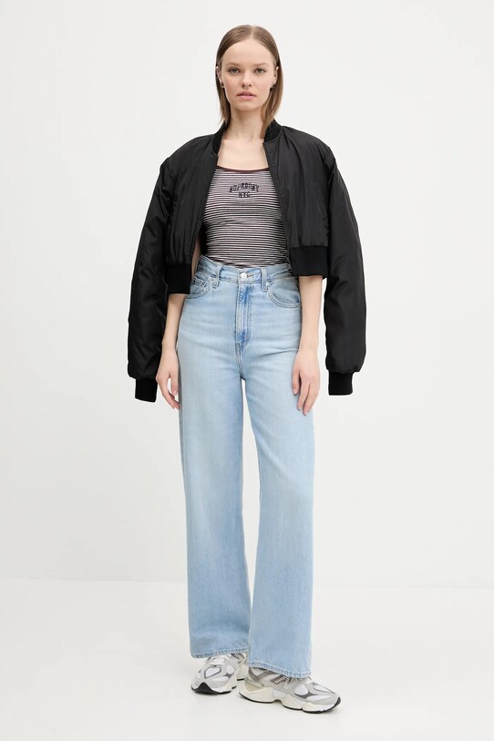 Top Superdry W6012036A.E9I μπορντό SS25