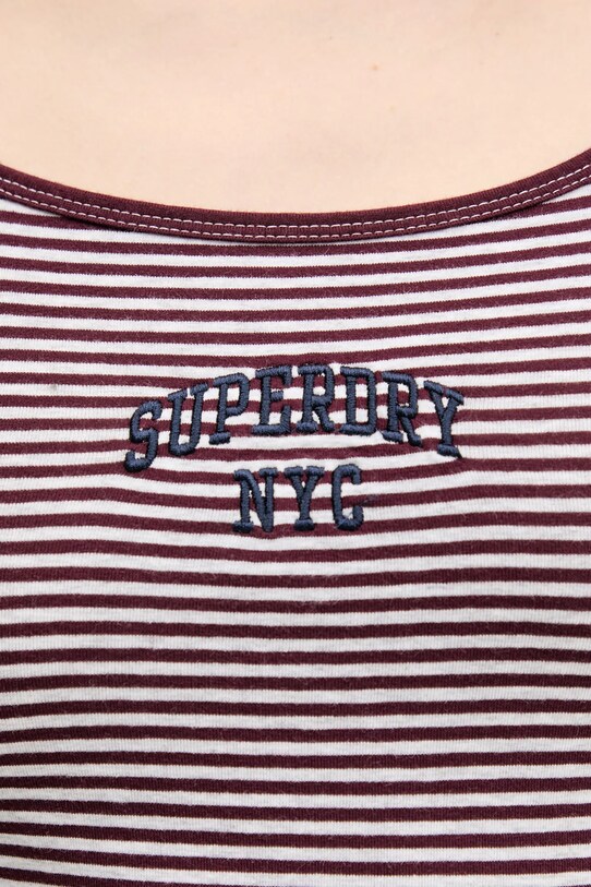 Top Superdry W6012036A.E9I μπορντό