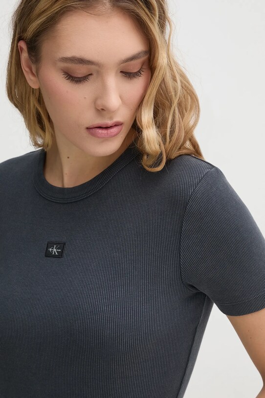 Μπλουζάκι Calvin Klein Jeans γκρί J20J225244